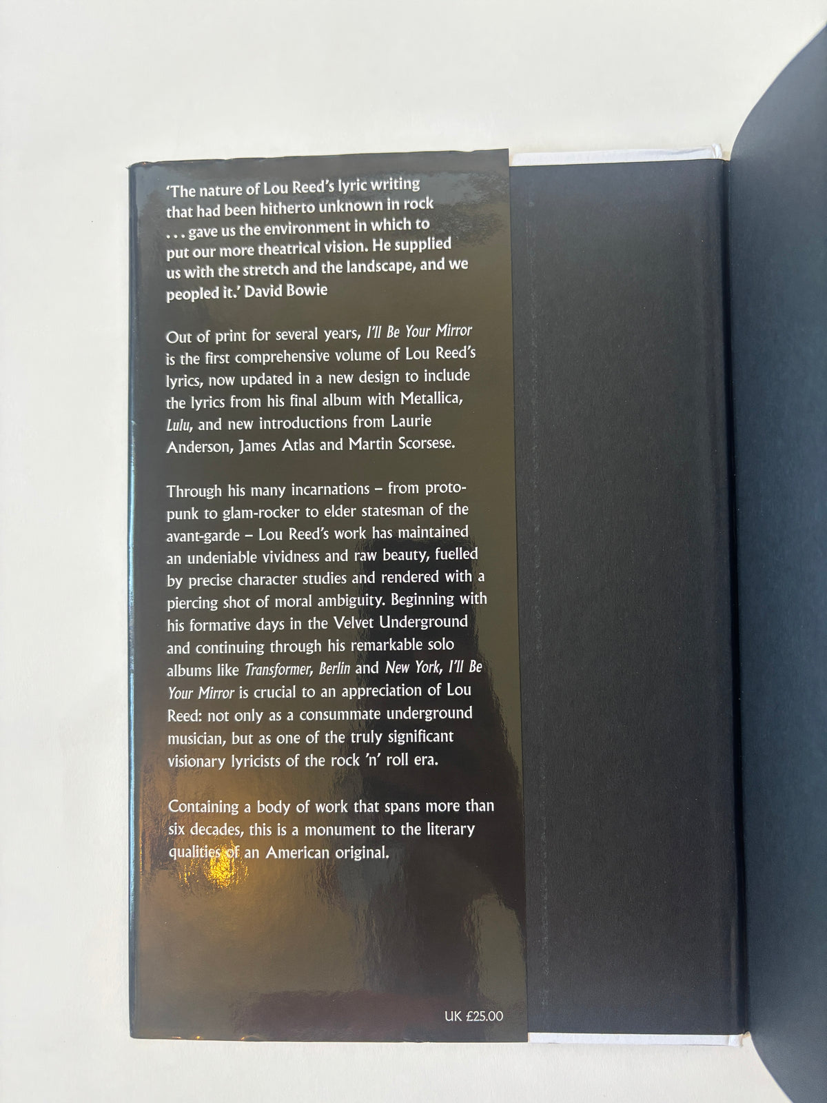 I'll Be Your Mirror: Collected Lyrics / Lou Reed / 2019 / Faber & Faber