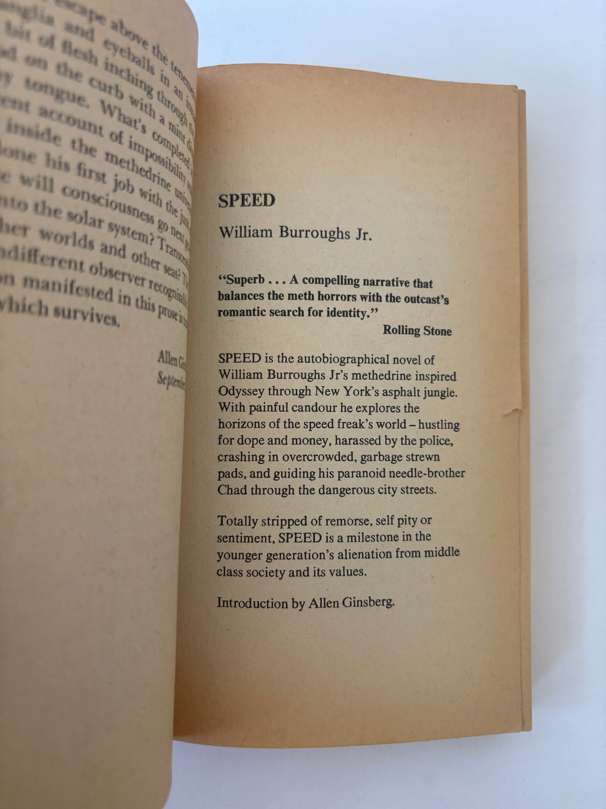 Speed / William Burroughs Jnr. / 1971 / Sphere