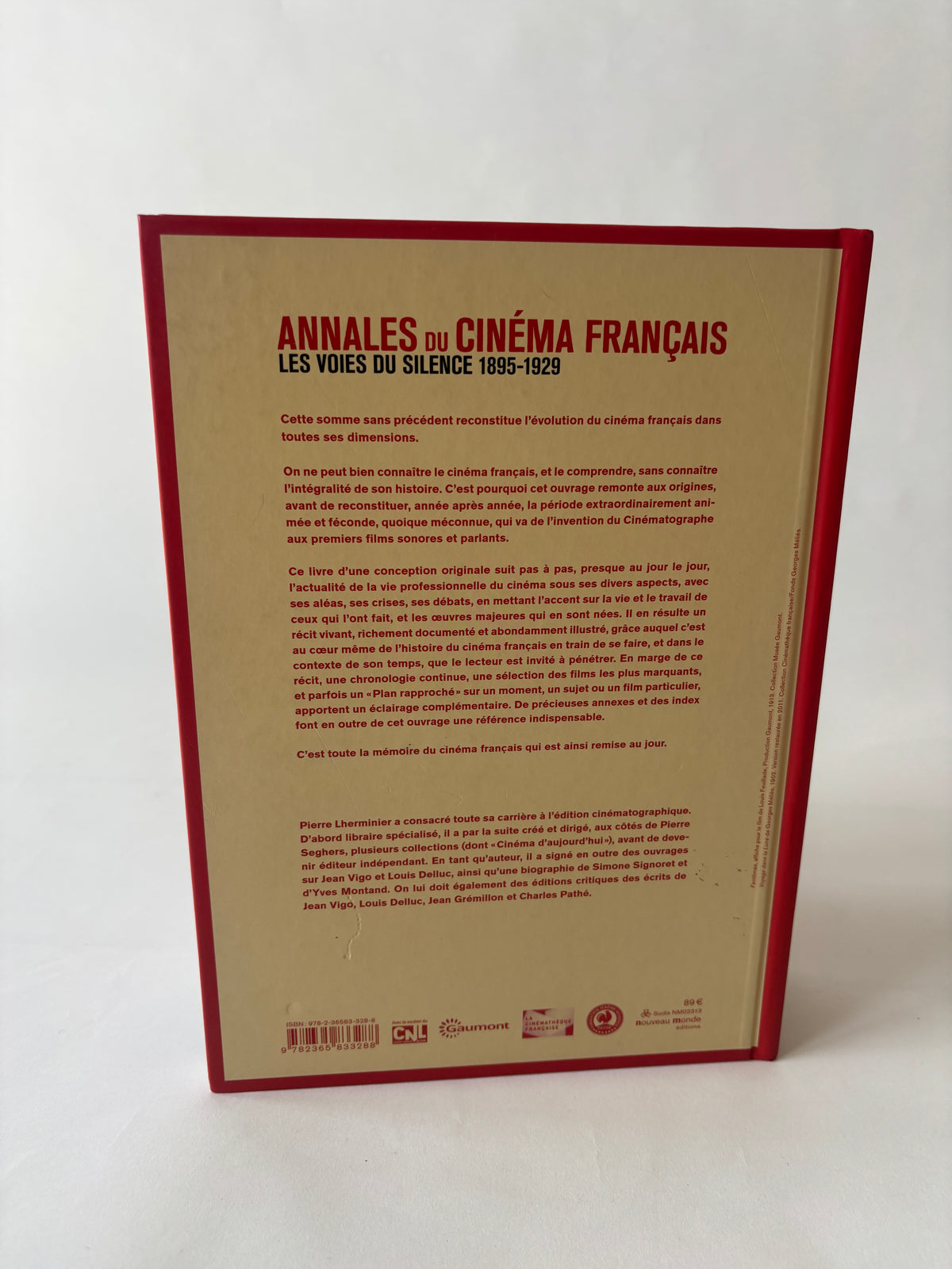 Annales du Cinéma Français 1895-1929: Les Voies du Silence / Pierre Lherminier / 2012 / Nouveau Monde Editions