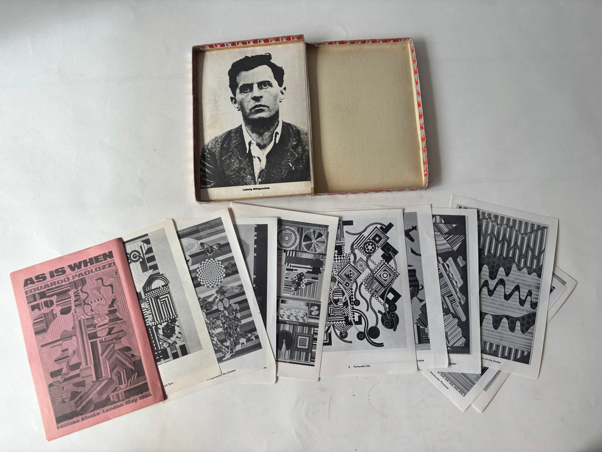 As Is When / Eduardo Paolozzi / Boxed Exhibition Catalogue / 1965 / Editions Alecto
