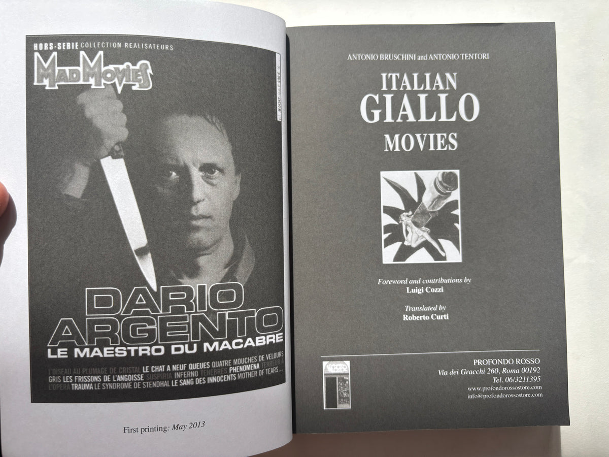 Italian Giallo Movies / Antonio Bruschini & Antonio Tentori / 2013 / Profondo Rosso