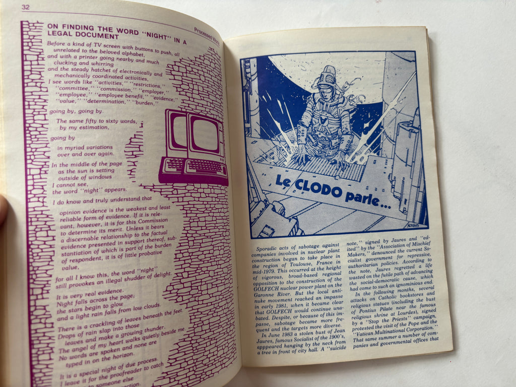 Processed World #10 / Anti-Tech/Anti-Corporate Zine / 1983
