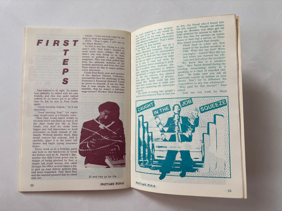 Processed World #8 / Anti-tech/Anticapitalist Zine / 1983
