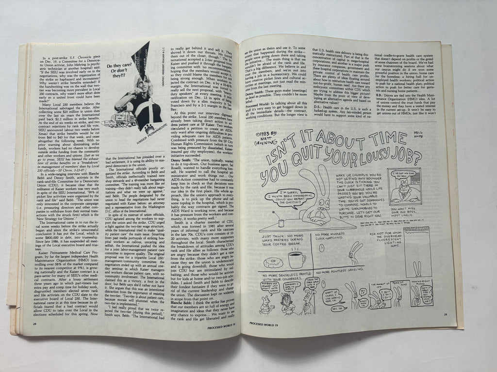 Processed World #18 / Anti-tech/Anti-capitalist Zine / 1987