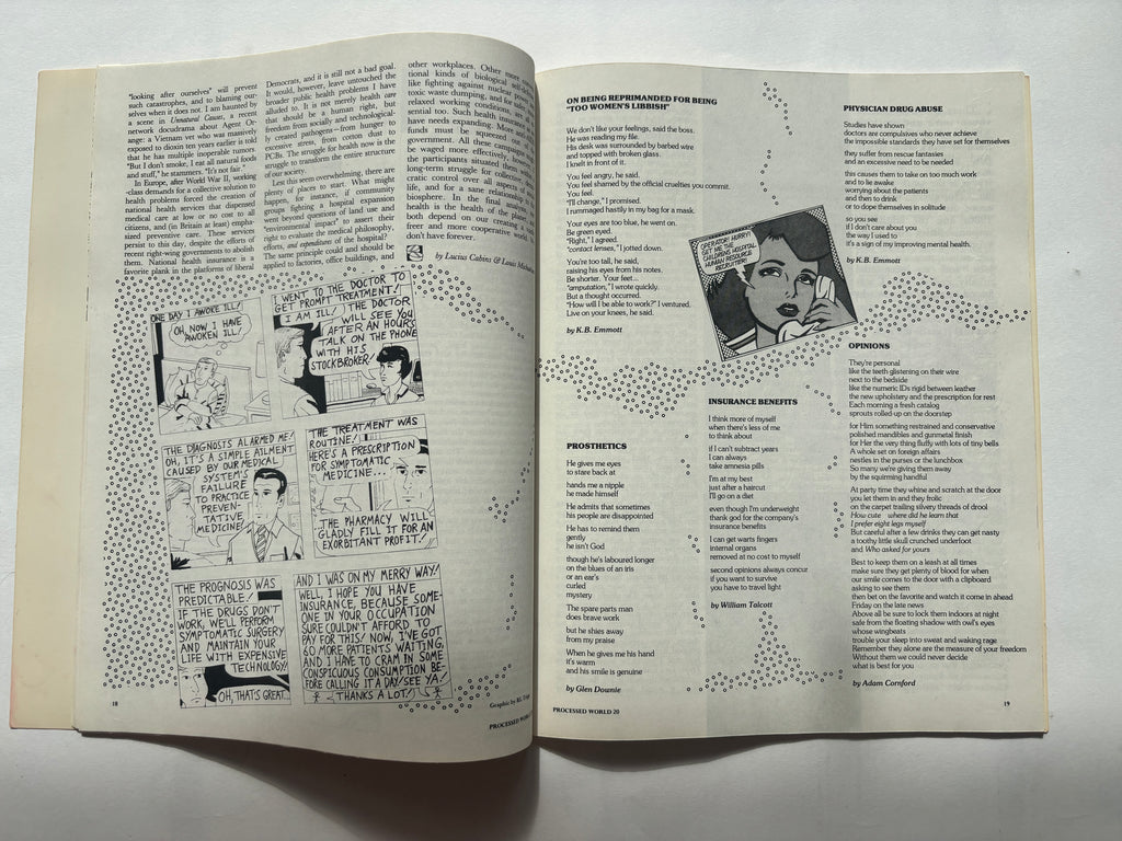 Processed World #20 / Anti-technology/Anti-capitalist Zine / 1987
