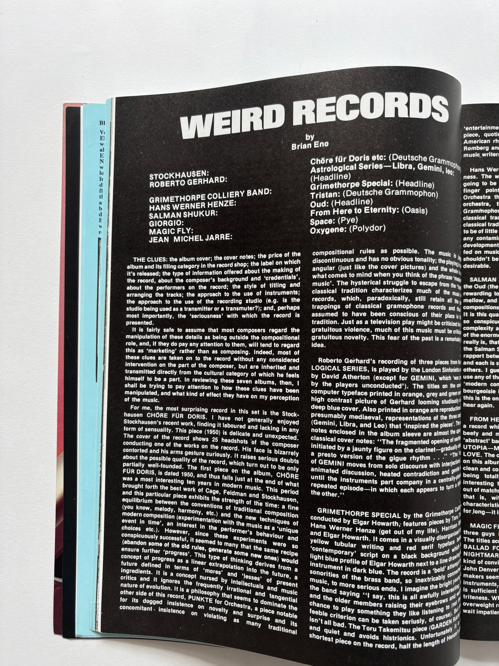 Deluxe #2 / Vivienne Westwood, Brian Eno et al / 1978 / Deluxe Publications