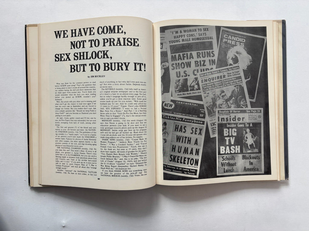 The Screw Reader / Al Goldstein & Jim Buckley / 1971 / Lyle Stuart