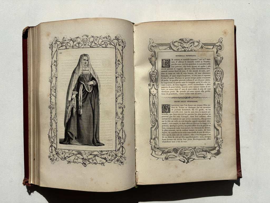 Costumes Anciens et Modernes / Two Volumes/Complete / Cesare Vecellio / 1860 / Firmin Didot