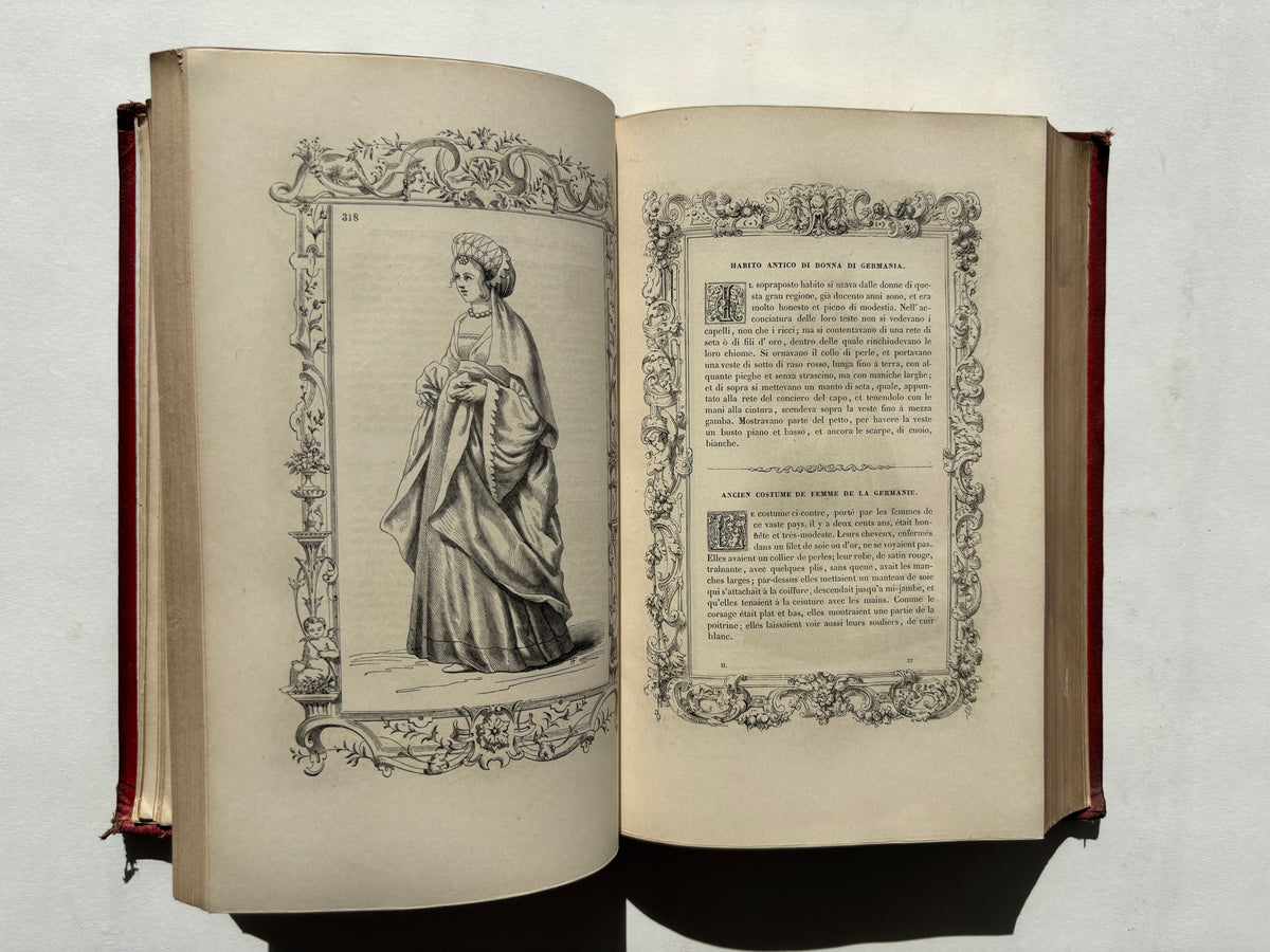 Costumes Anciens et Modernes / Two Volumes/Complete / Cesare Vecellio / 1860 / Firmin Didot