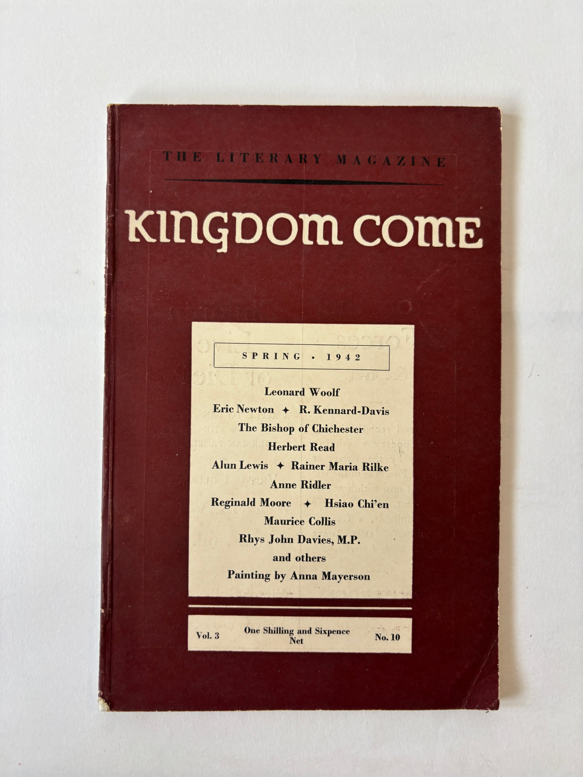 Kingdom Come Vol 3 No. 10 / Literary Journal / 1942