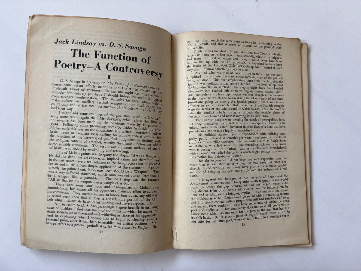 Now #7 / Ed. George Woodcock / Literary Journal / 1945