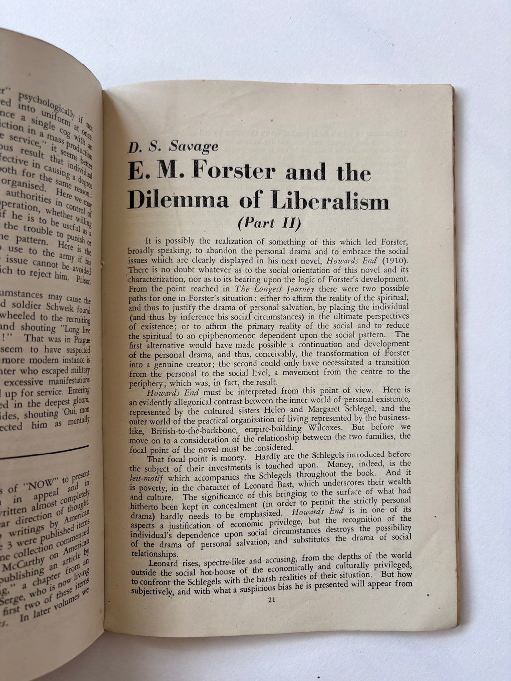 Now #4 / Ed. George Woodcock / Literary Journal / 1944 / Freedom Press
