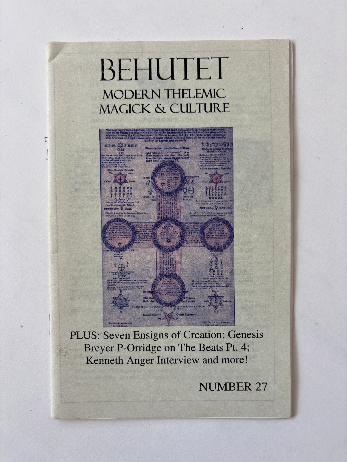 Behutet: Modern Thelemic Magick & Culture #27 / Ft. Genesis P-Orridge & Kenneth Anger / 2000 / OTO