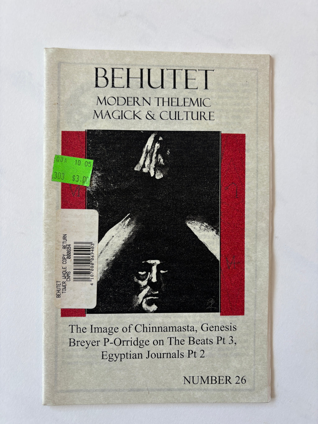 Behutet: Modern Thelemic Magick & Culture #26 / Genesis P-Orridge / 2006 / OTO