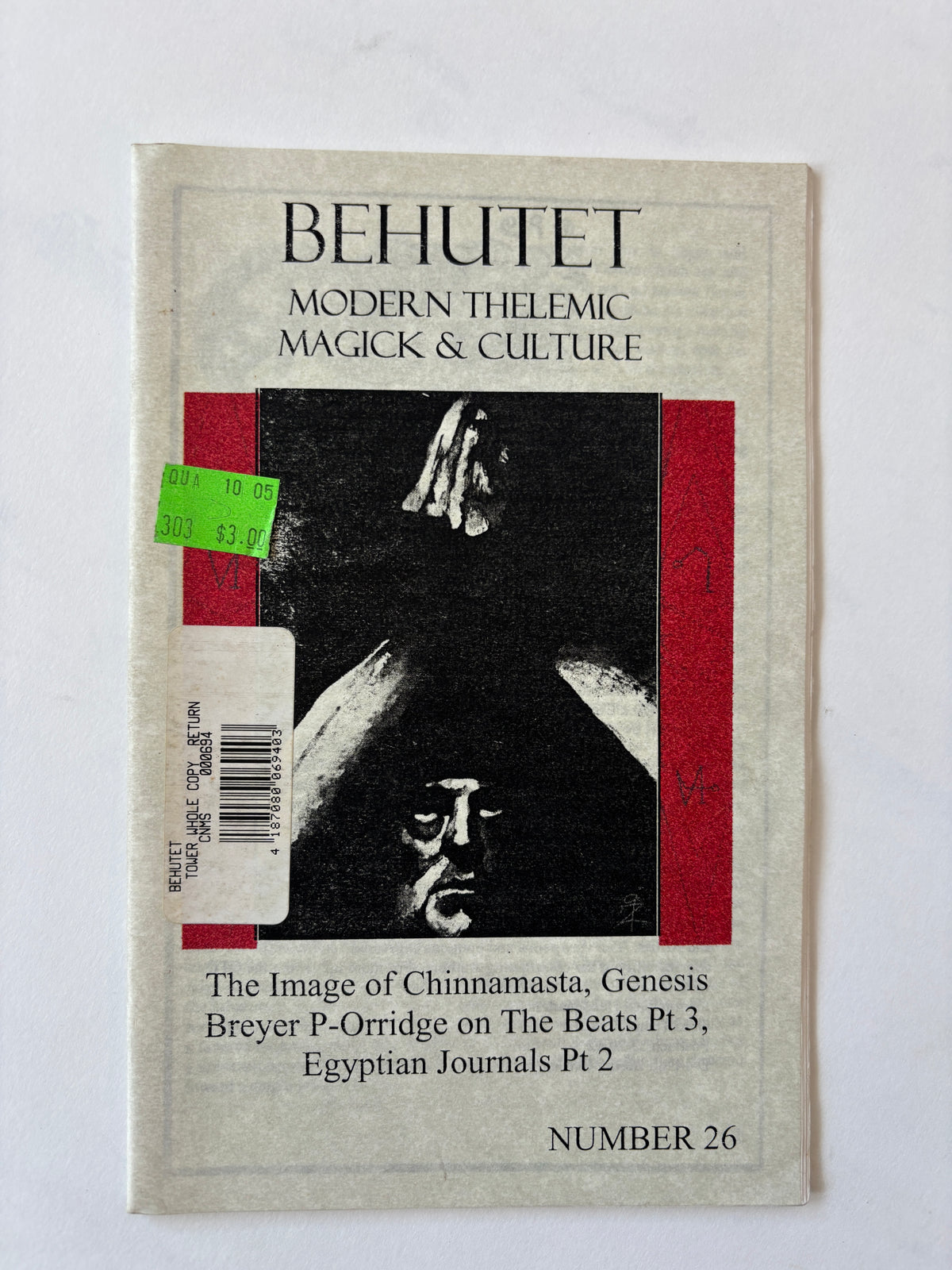 Behutet: Modern Thelemic Magick & Culture #26 / Genesis P-Orridge / 2006 / OTO
