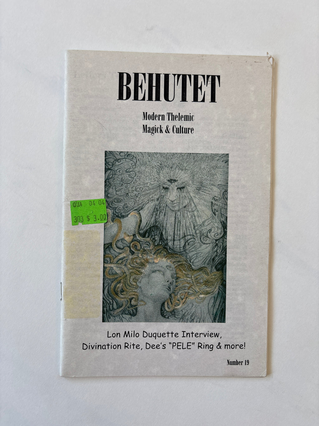 Behutet: Modern Thelemic Magick & Culture #19 / Ordo Templo Orientis / 2003 / OTO