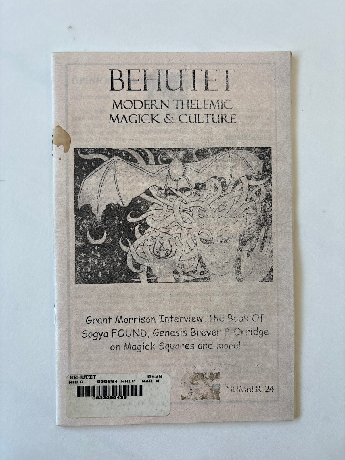 Behutet: Modern Thelemic Magick & Culture #24 / Genesis P-Orridge & Grant Morrison / 2004 / OTO