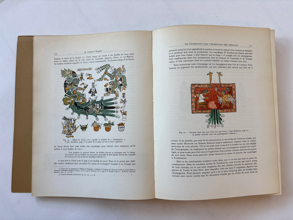 Les Champignons Hallucinogenes du Mexique / Heim & Weiss / 1958 / Editions du Muséum National D'Histoire Naturelle