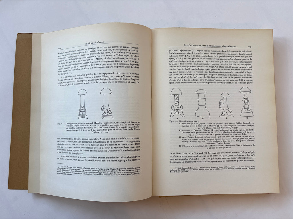 Les Champignons Hallucinogenes du Mexique / Heim & Weiss / 1958 / Editions du Muséum National D'Histoire Naturelle