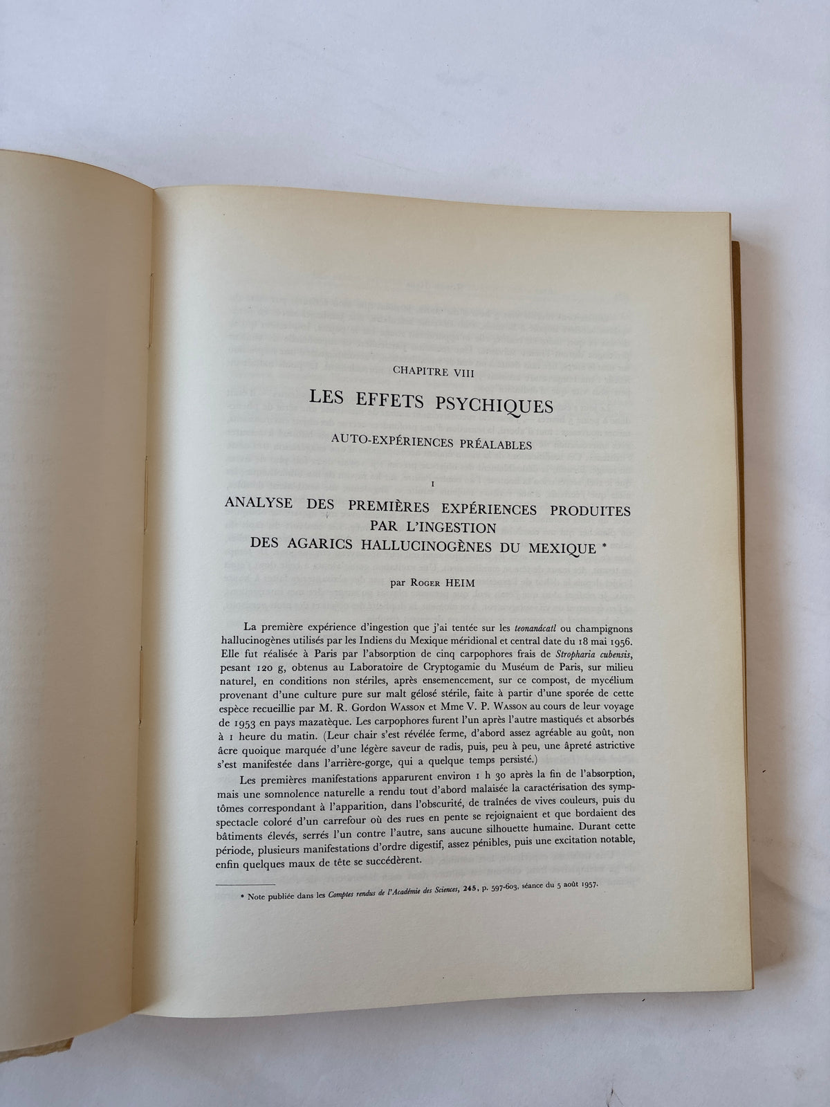 Les Champignons Hallucinogenes du Mexique / Heim & Weiss / 1958 / Editions du Muséum National D'Histoire Naturelle