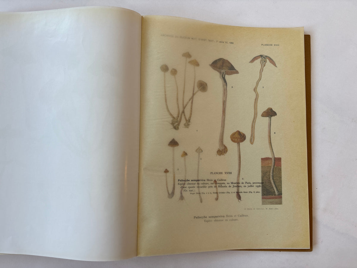 Les Champignons Hallucinogenes du Mexique / Heim & Weiss / 1958 / Editions du Muséum National D'Histoire Naturelle