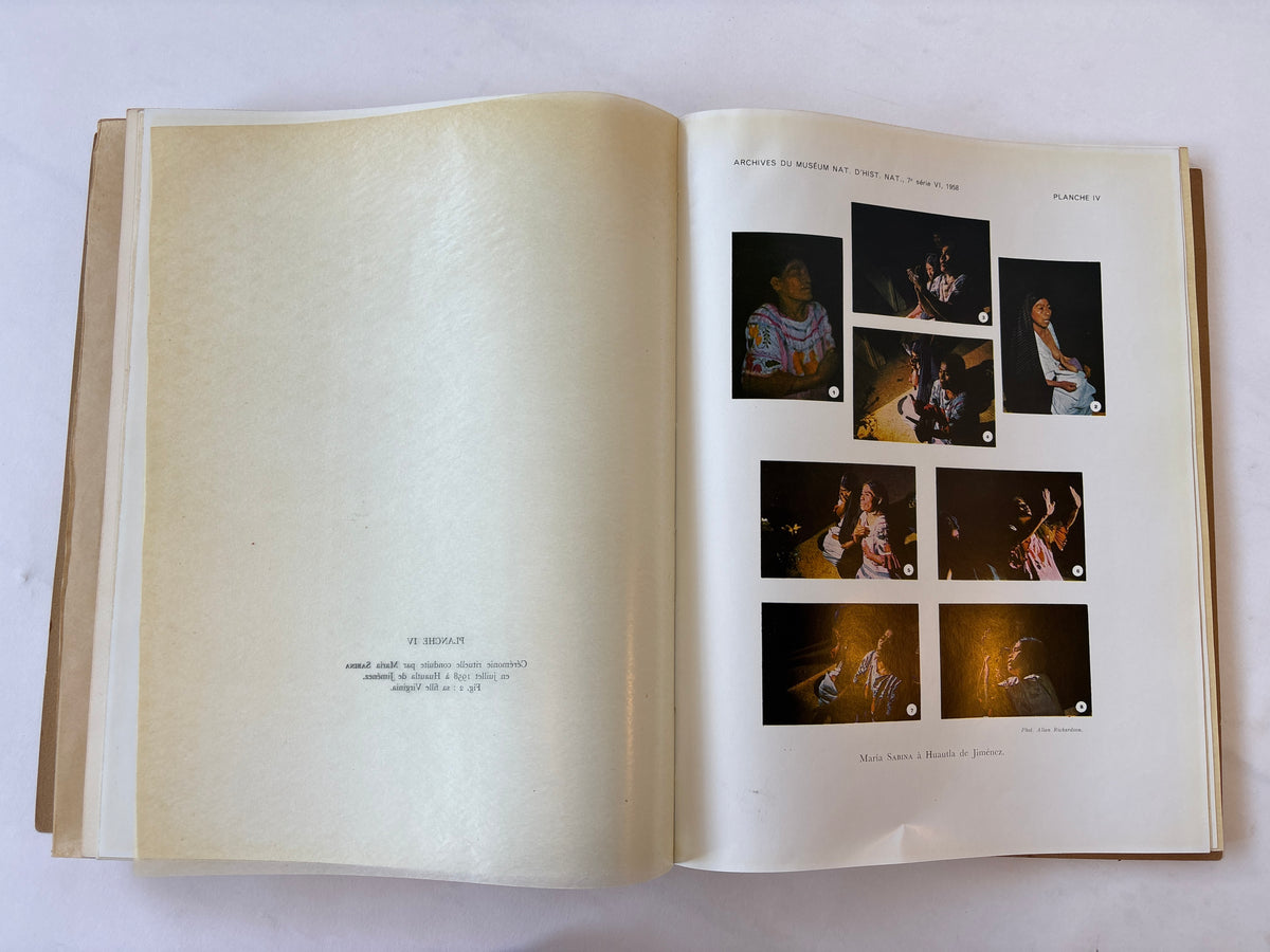 Les Champignons Hallucinogenes du Mexique / Heim & Weiss / 1958 / Editions du Muséum National D'Histoire Naturelle