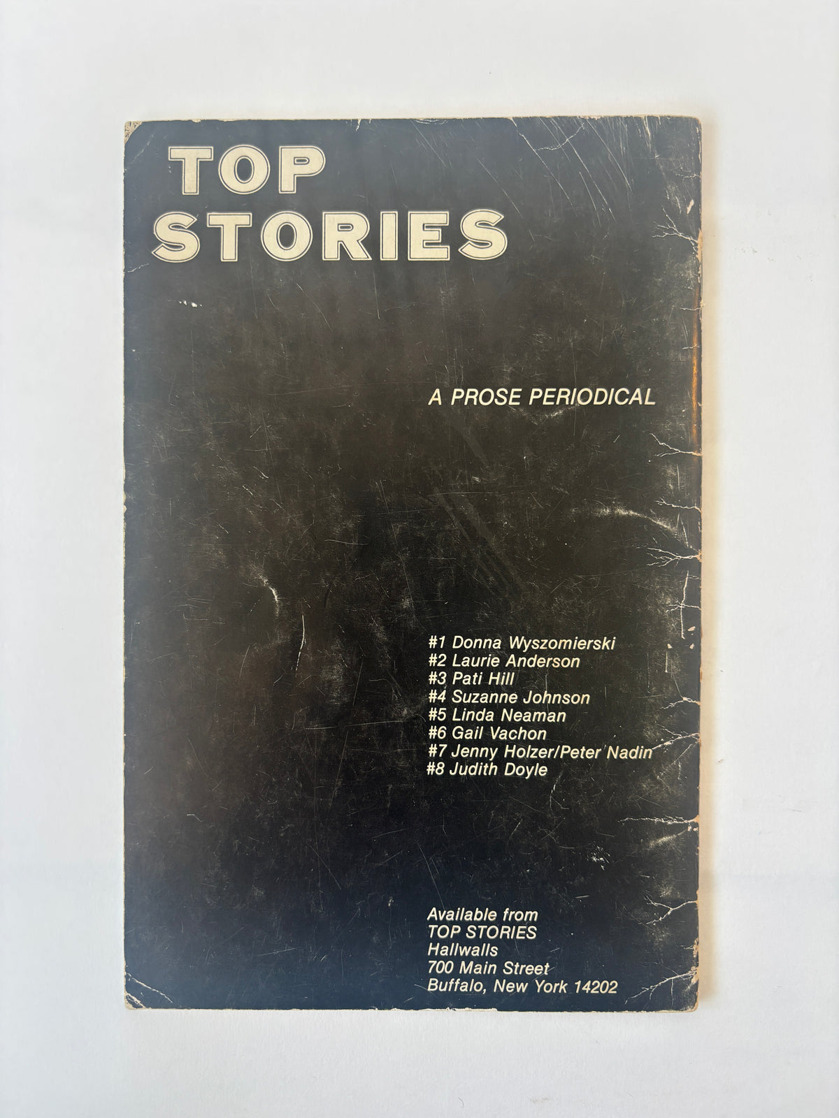 Top Stories #9 / Kathy Acker /  1981 / Lit Zine