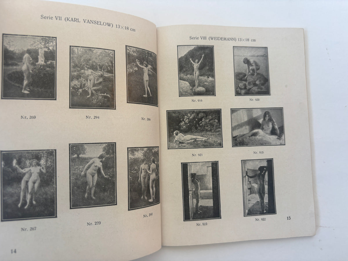 Mit Kamera Und Palette / Naturist Photography Catalogue / 1922
