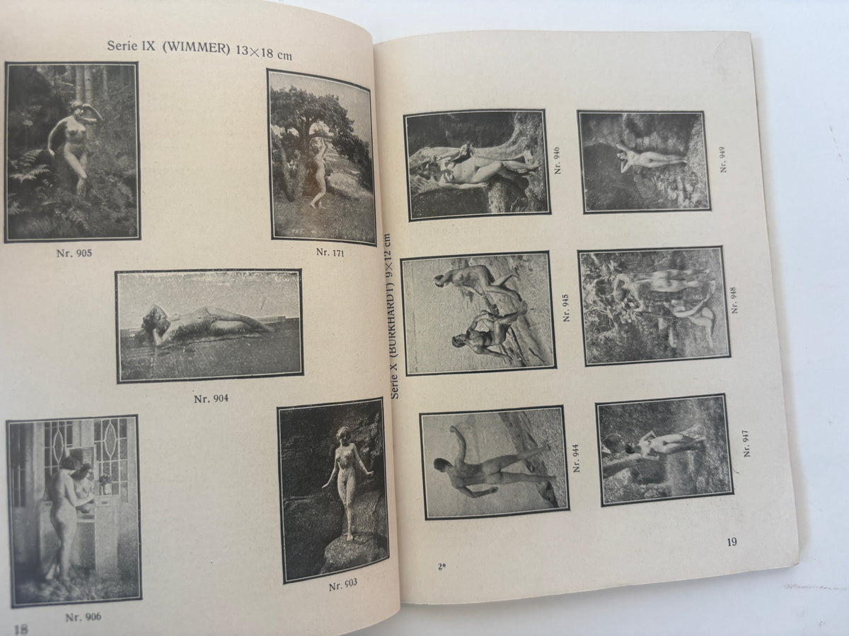 Mit Kamera Und Palette / Naturist Photography Catalogue / 1922