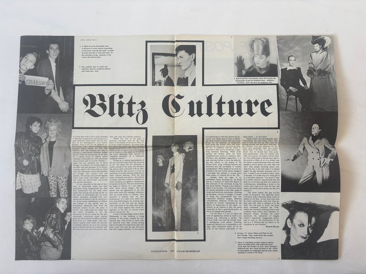ZG 80 #1 / Post Punk Zine / 1980 / Gallery House Press