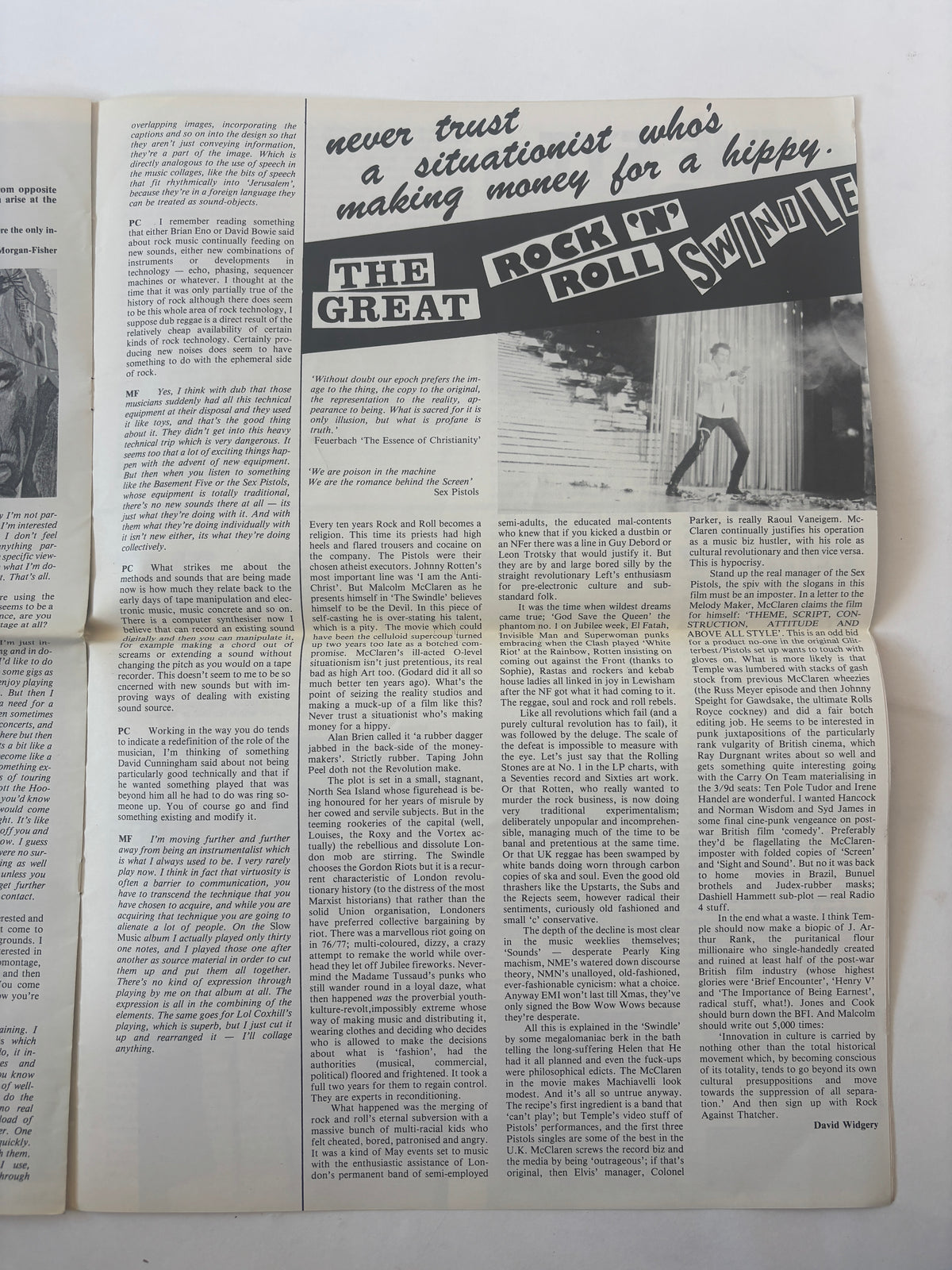 ZG 80 #1 / Post Punk Zine / 1980 / Gallery House Press