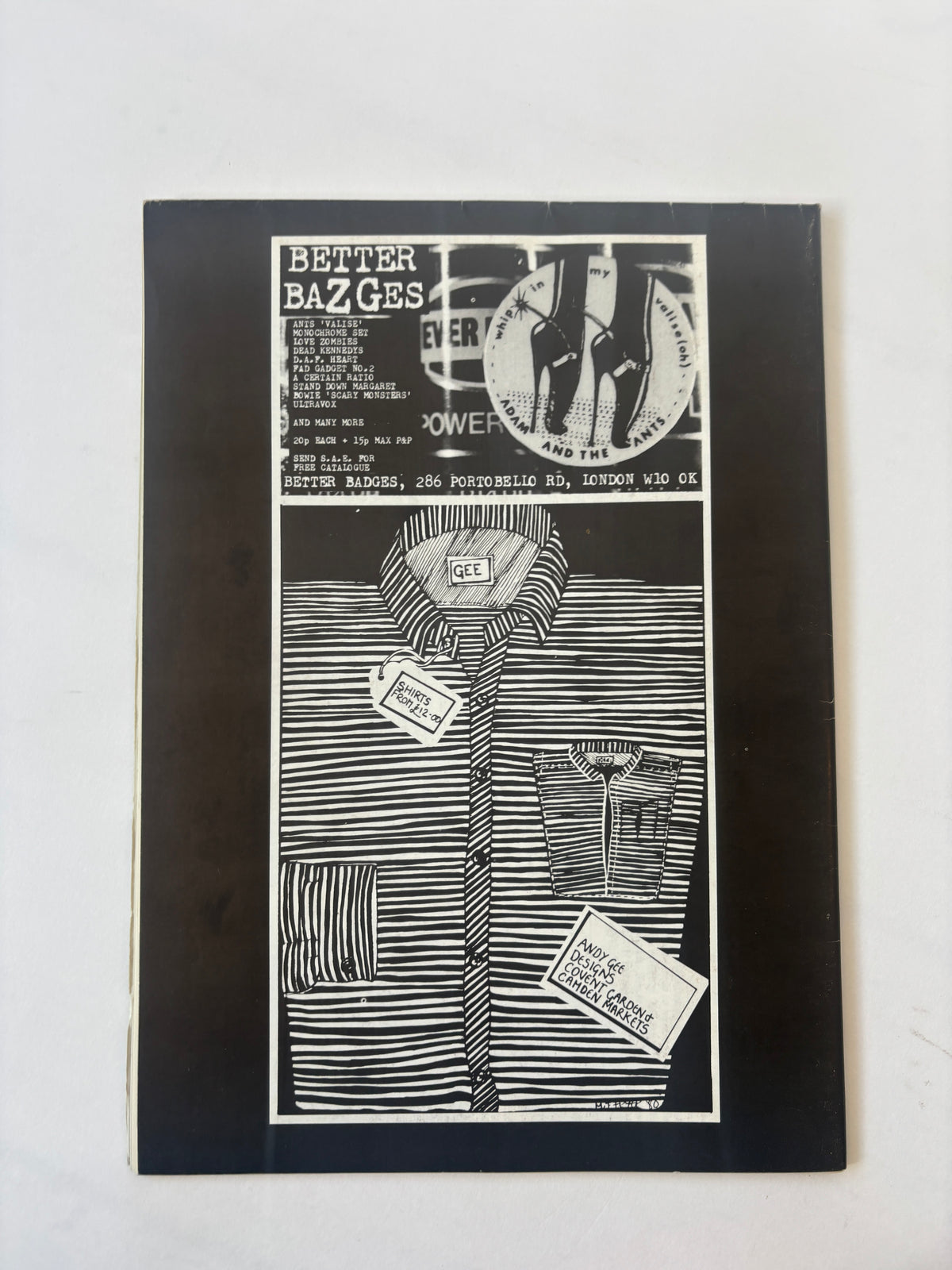 ZG 80 #2 / Post-punk Culture Zine / 1980 / Gallery House Press