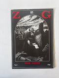 ZG 81 #1 / Post-Punk Culture Zine / 1981 / Gallery House Press