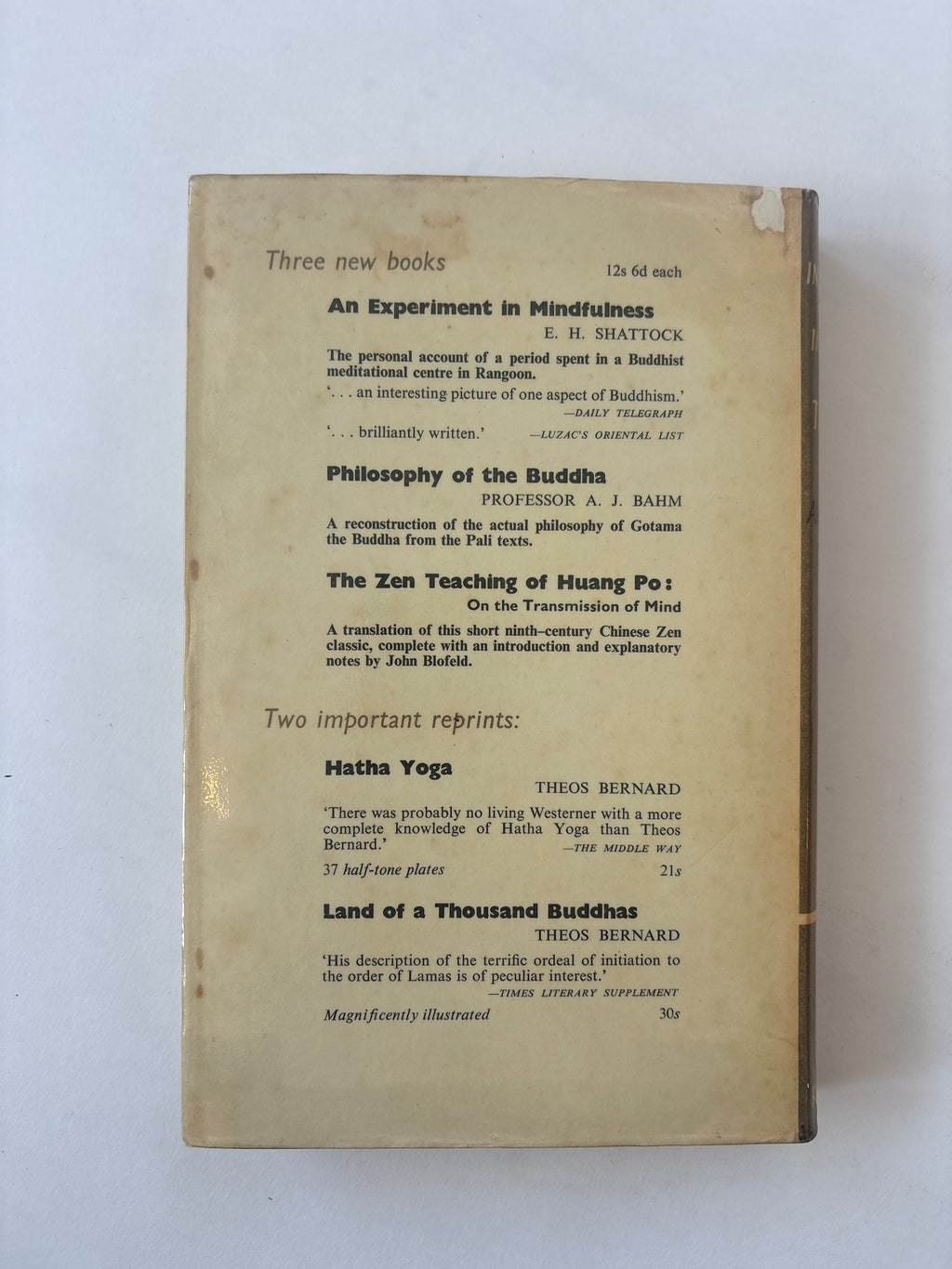 Initiations and Initiates in Tibet / Alexandra David-Neel / 1958 / Rider and Company