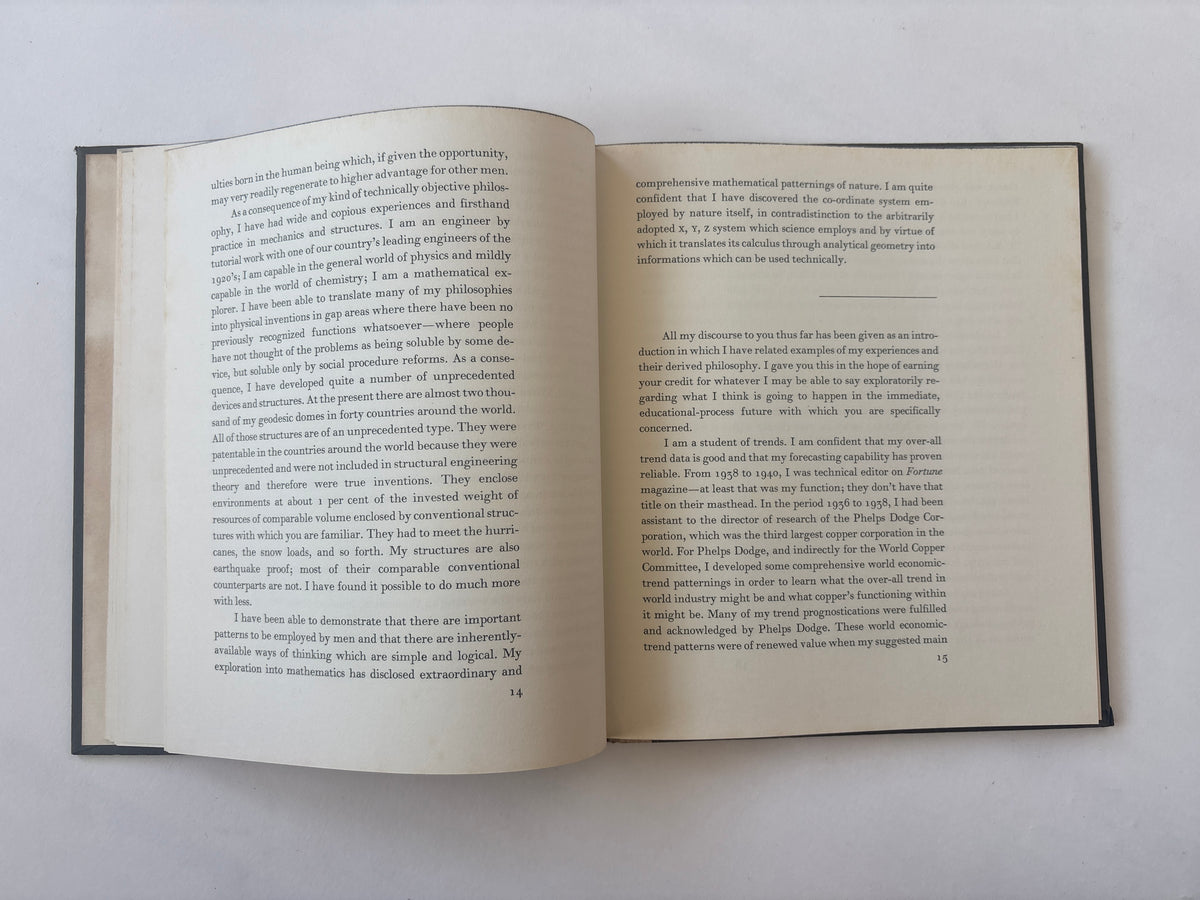 Education Automation / R. Buckminster Fuller / 1st Edition / 1962 / Southern Illinois University Press