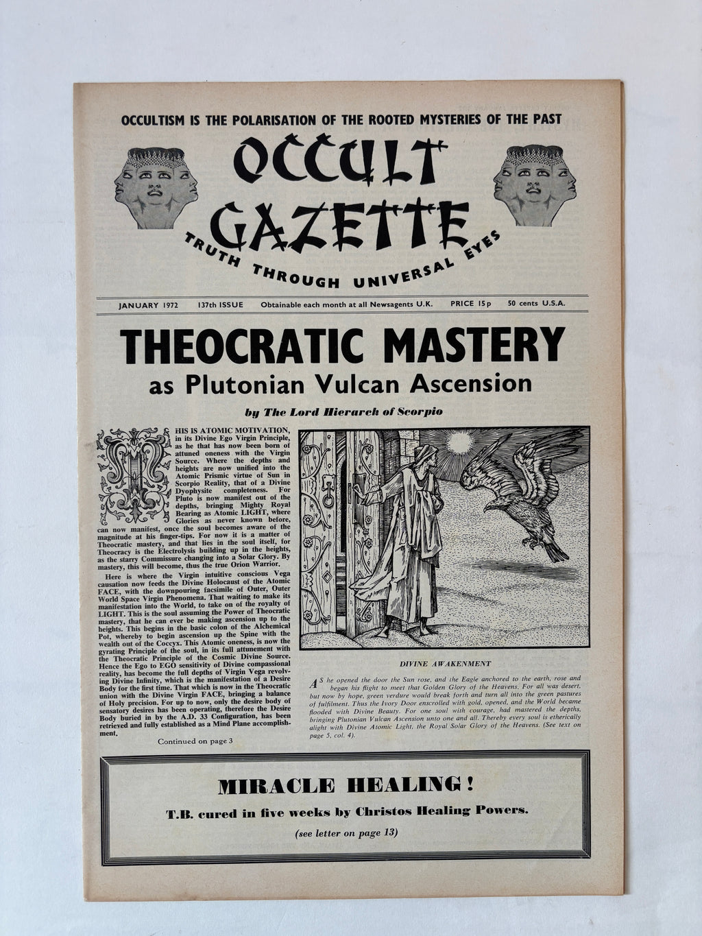 Occult Gazette x 9 copies / 1971 - 1975