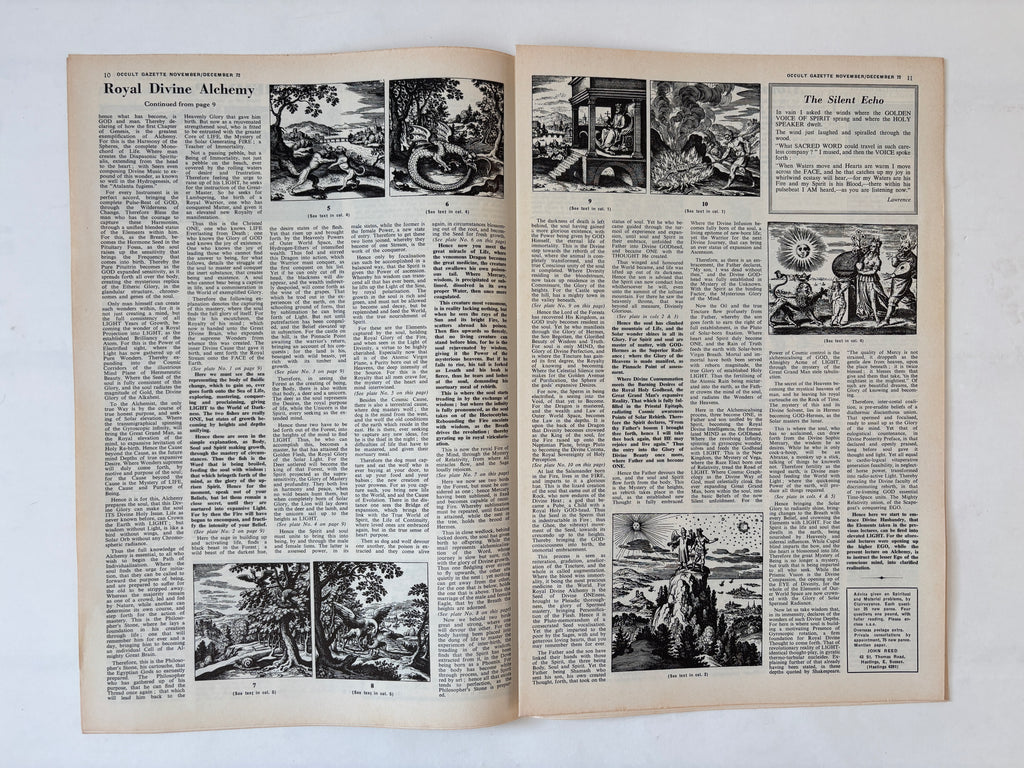 Occult Gazette x 9 copies / 1971 - 1975