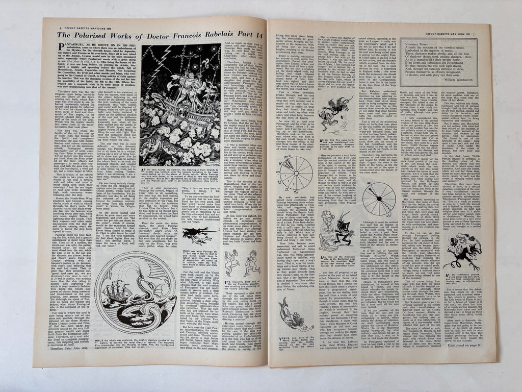 Occult Gazette x 9 copies / 1971 - 1975