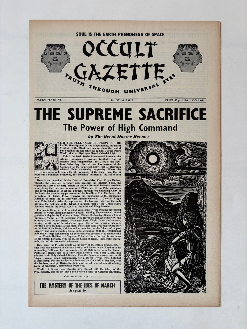 Occult Gazette x 9 copies / 1971 - 1975