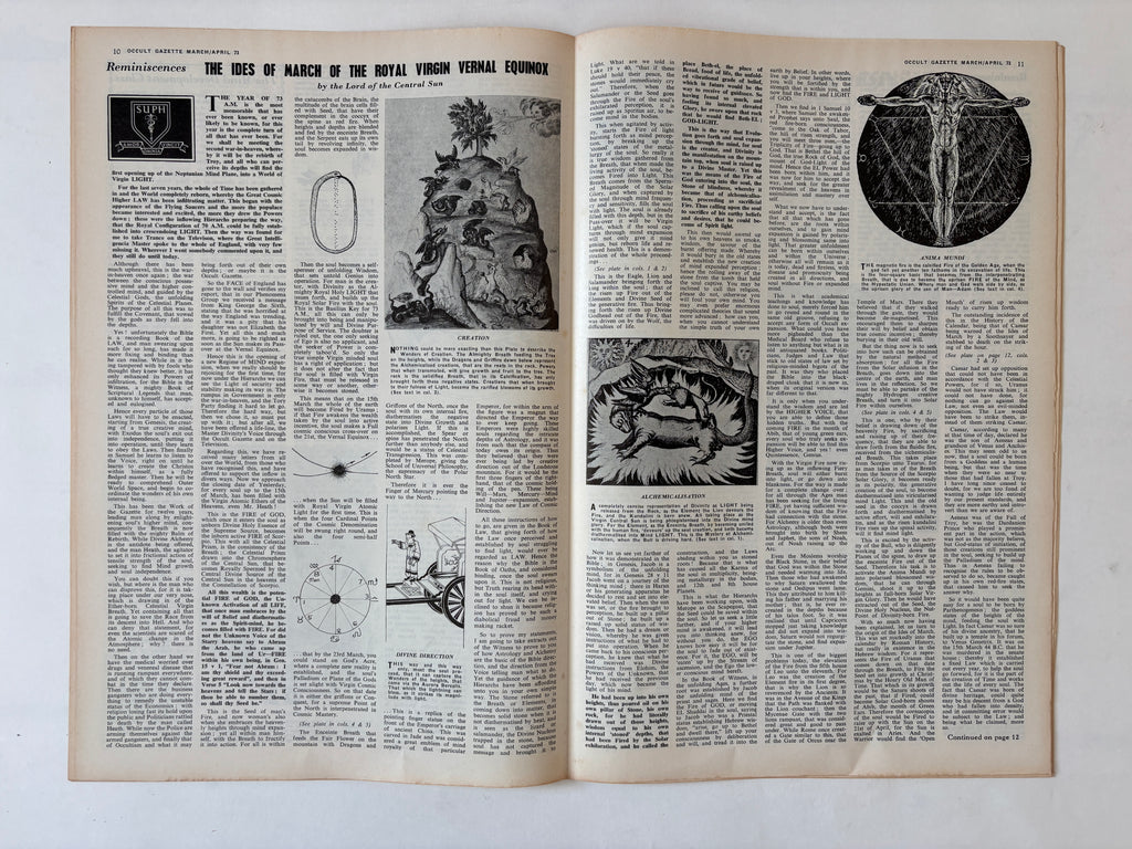 Occult Gazette x 9 copies / 1971 - 1975
