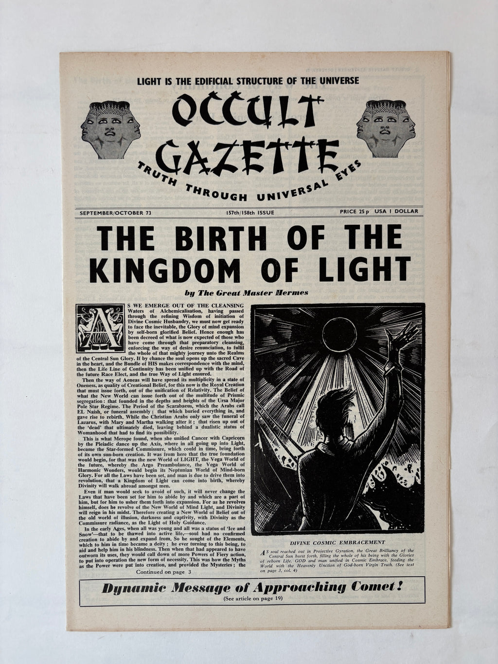 Occult Gazette x 9 copies / 1971 - 1975