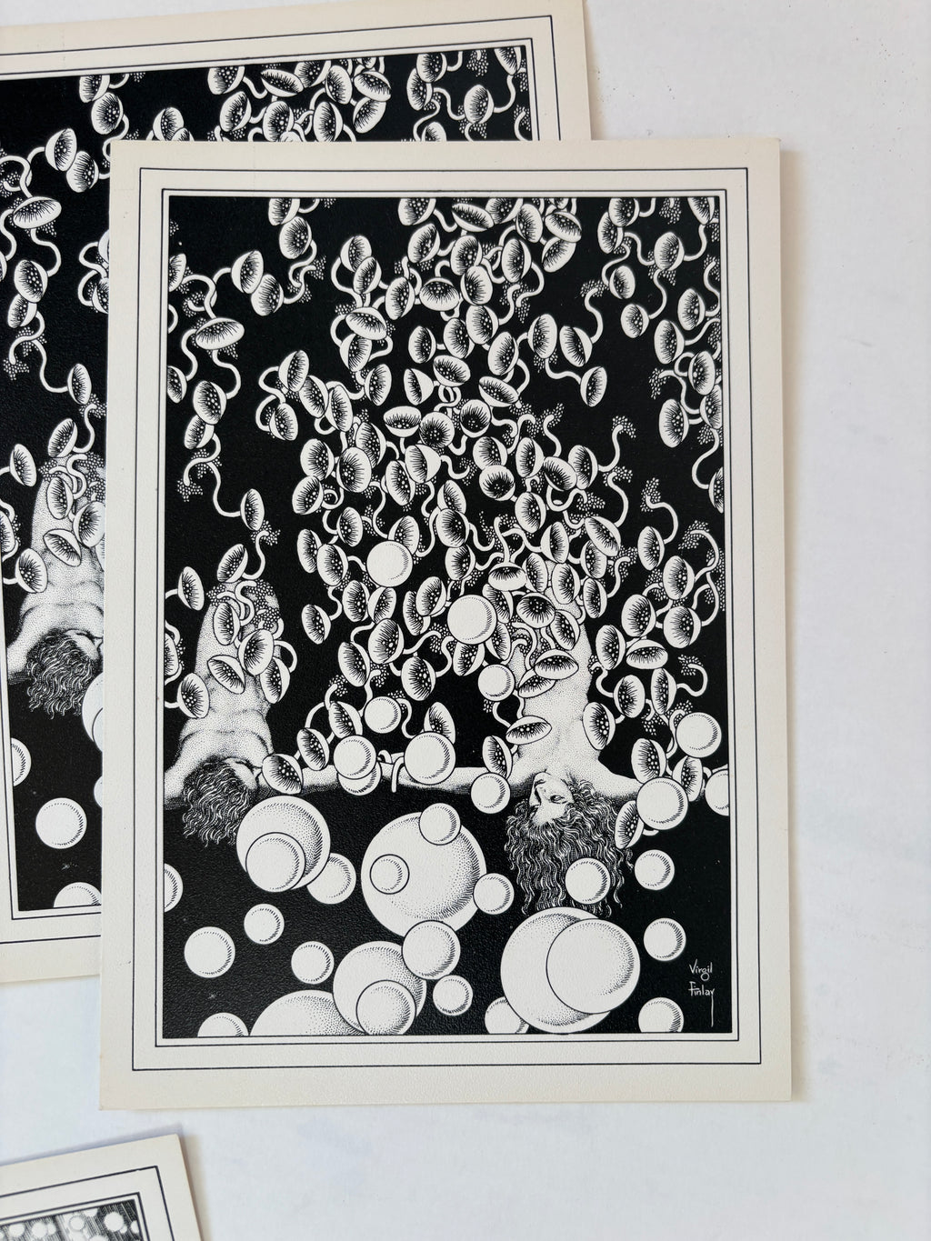 Virgil Finlay Greeting Card Set / Gerry de la Ree / 1979