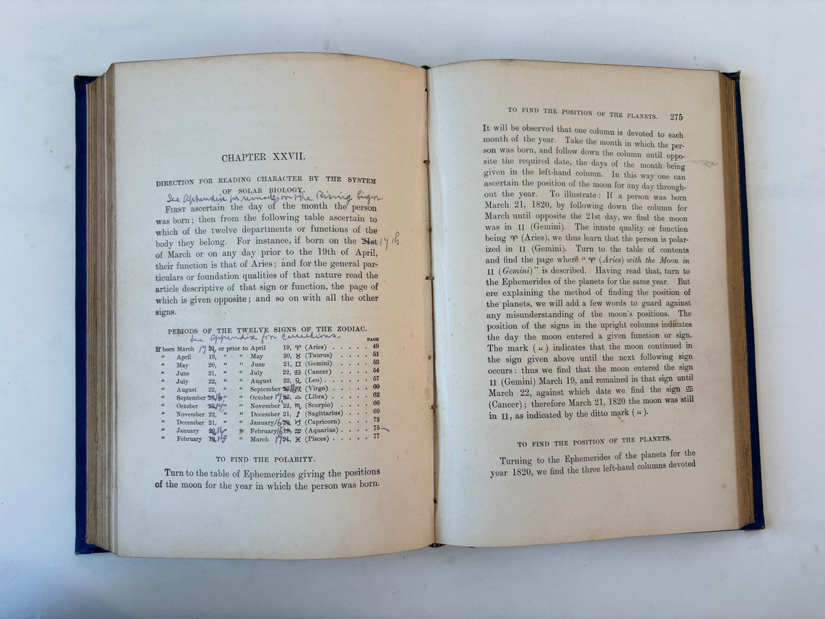 Solar Biology / Hiram E. Butler / 1899 / 8th Edition / Esoteric Publishing Company