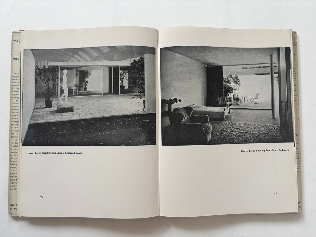 Mies Van Der Rohe / Philip C. Johnson / 1st Edition / 1947/ Museum of Modern Art