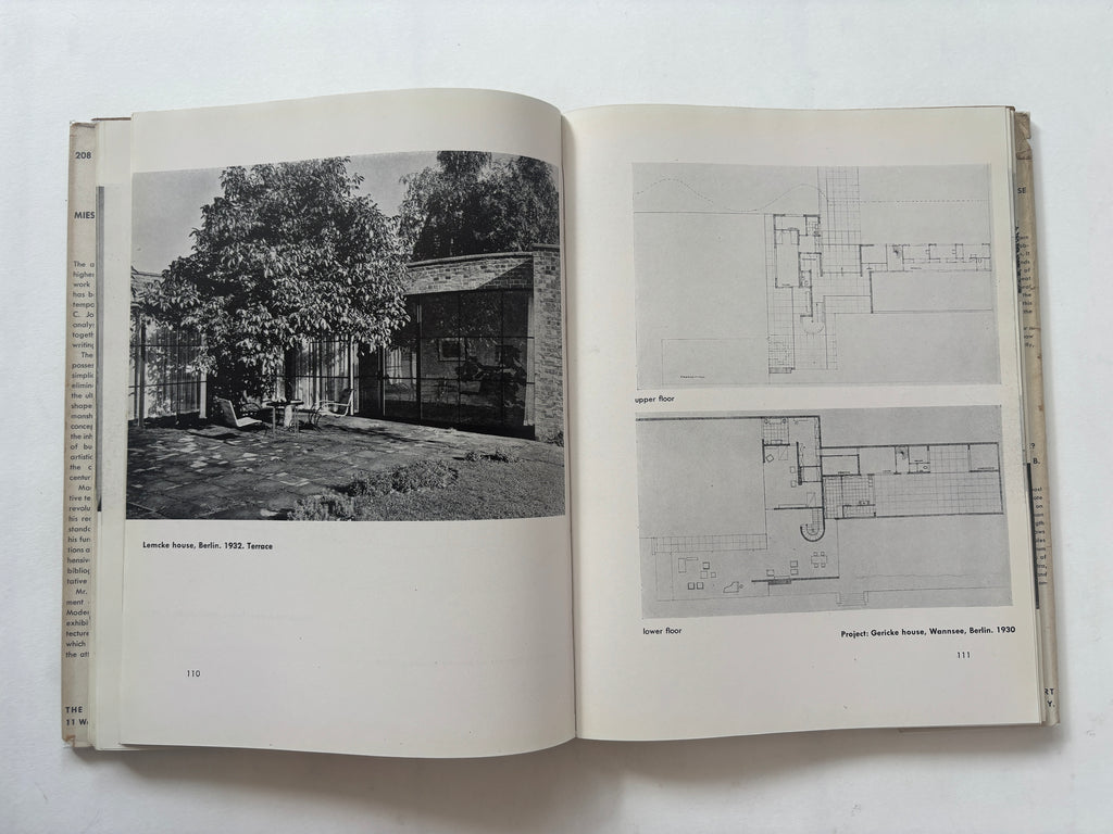 Mies Van Der Rohe / Philip C. Johnson / 1st Edition / 1947/ Museum of Modern Art