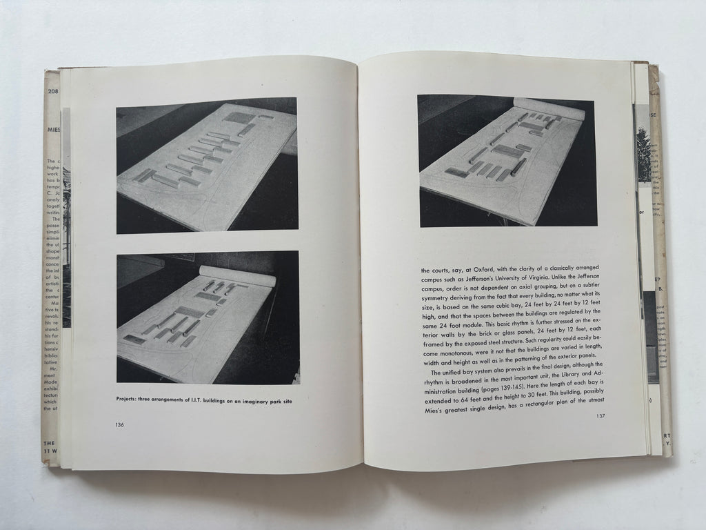 Mies Van Der Rohe / Philip C. Johnson / 1st Edition / 1947/ Museum of Modern Art