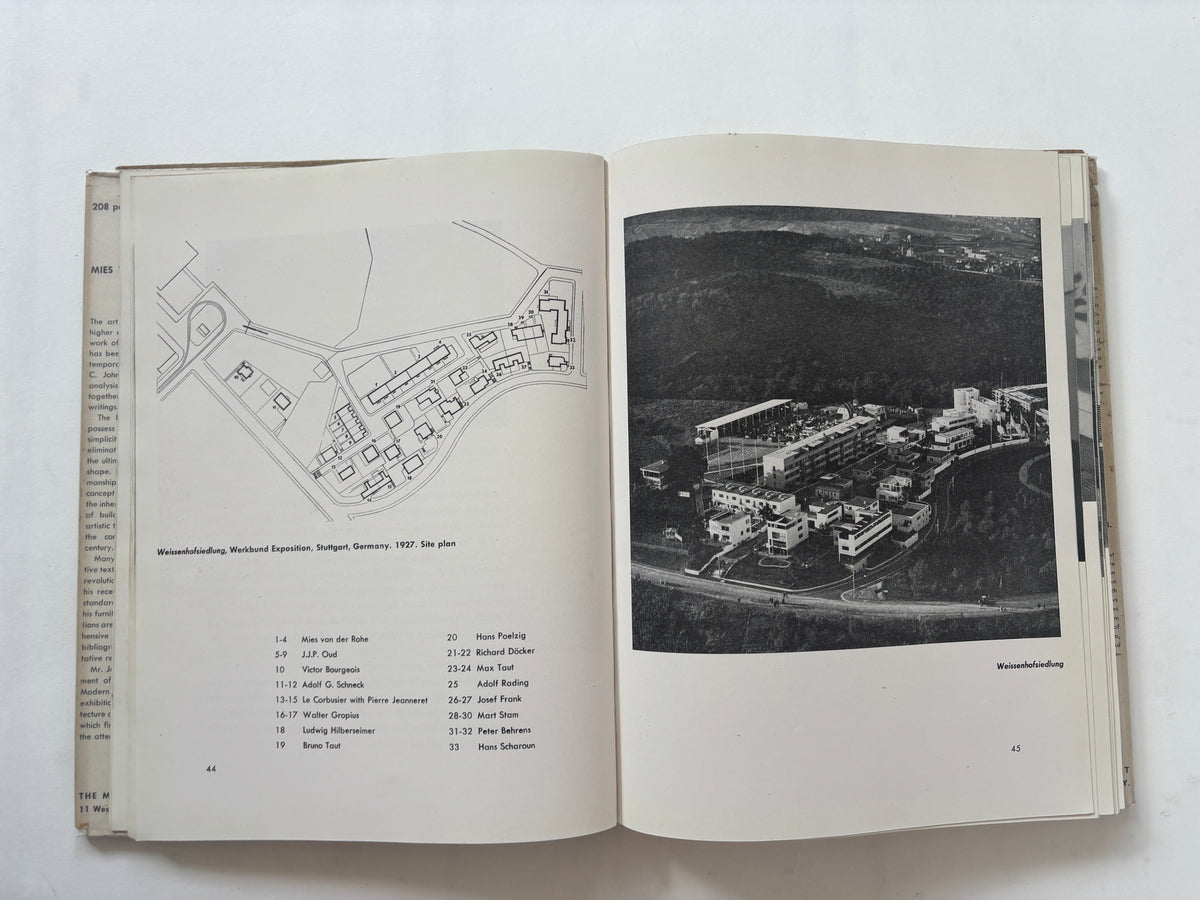Mies Van Der Rohe / Philip C. Johnson / 1st Edition / 1947/ Museum of Modern Art