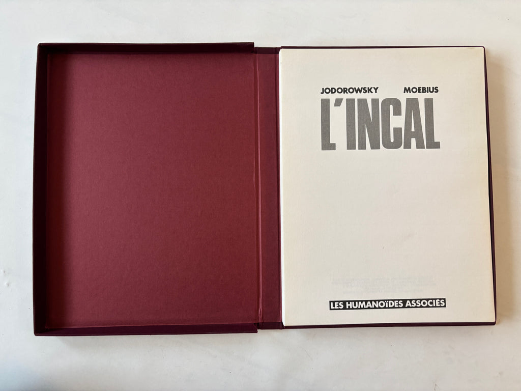 L'Incal Luxe / Moebius & Alejandro Jodorowsky / Unbound Signed & Numbered  Limited Edition / 1982 / Les Humanoides Associes