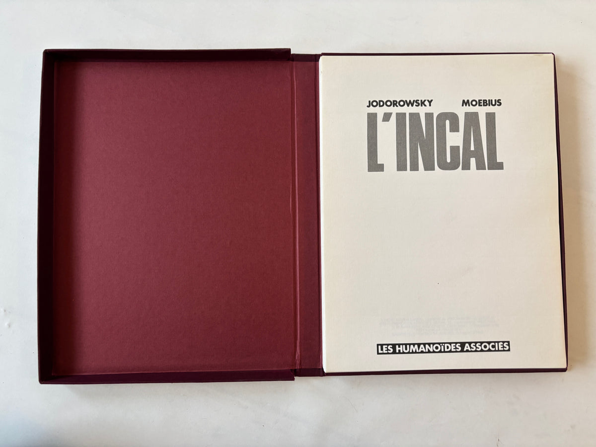 L'Incal Luxe / Moebius & Alejandro Jodorowsky / Unbound Signed & Numbered  Limited Edition / 1982 / Les Humanoides Associes