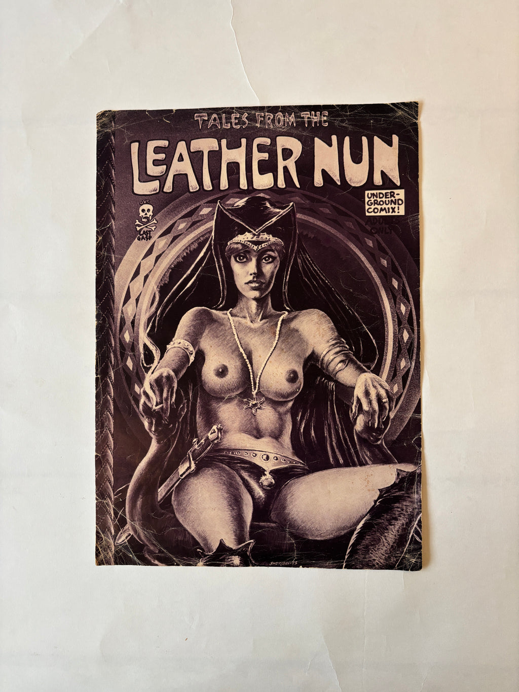 Leather Nun / Underground Comic Promo Poster / 1973 / Last Gasp